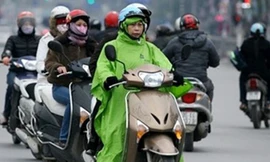 Dự báo miền Bắc mưa rét đến cuối tuần. Ảnh: Internet.