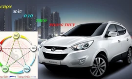 Màu sắc là yếu tố quan trọng trong phong thủy xe hơi.