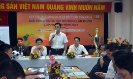 Lễ bốc thăm chia bảng Giải bóng đá Hà Nội mở rộng lần thứ 6 - Cúp HASMEA năm 2014.