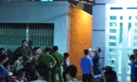 Công an dựng lại hiện trường vụ án