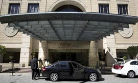 Khách sạn Michelangelo Towers ở vùng ngoại ô Sandton thuộc thủ đô Johannesburg của Nam Phi, nơi thi thể của Đại tá Patrick Karegeya được tìm thấy hôm 2/1.