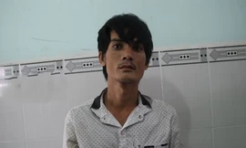 Tên Thảo bị tạm giữ tại công an huyện Nhà Bè