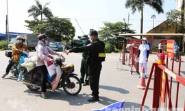 Một chốt kiểm soát dịch tại Bắc Ninh