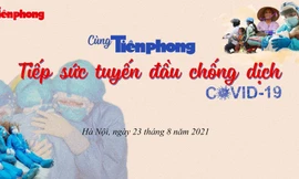 'Cùng Tiền Phong tiếp sức tuyến đầu chống dịch COVID-19' huy động được gần 800 triệu đồng
