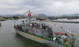 BCH Biên phòng Quảng Bình tiếp nhận tàu tuần tra cao tốc