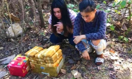 Nhóm buôn ma tuý truý người Lào bị trấn áp, bắt giữ khi tẩu thoát vào rừng