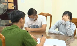 Các đối tượng bị lấy lời khai 