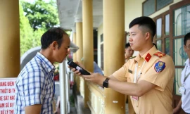 Quảng Bình: Lí do đo nồng độ cồn thí sinh trước khi sát hạch lái xe 
