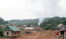 Xã biên giới nơi ông Hưng công tác