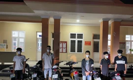 Các đối tượng bị lực lượng CA bắt giữ