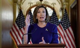 Chủ tịch Hạ viện Mỹ Nancy Pelosi. (Ảnh: Reuters)