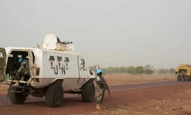 Một phương tiện của lực lượng gìn giữ hoà bình Liên Hợp quốc tại Mali