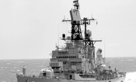 Tàu khu trục Preble của Hải quân Mỹ. (Ảnh: Wikipedia)