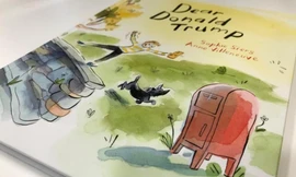 Bìa cuốn truyện tranh "Dear Donald Trump". (Ảnh: Reuters)