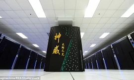 Siêu máy tính Sunway TaihuLight của Trung Quốc. (Ảnh: Daily Mail)