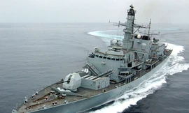Tàu HMS Montrose của Anh. (Ảnh: Wikipedia)