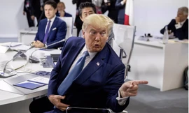 Ông Trump tại thượng đỉnh G7 cuối tuần qua ở Pháp. (Ảnh: AP)