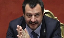 Bộ trưởng Nội vụ Ý Matteo Salvini. (Ảnh: AP)