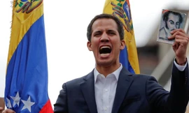 Ông Juan Guaido, tổng thống lâm thời tự phong của Venezuela được Mỹ ủng hộ. (Ảnh: Reuters)