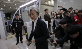 Ngoại trưởng Hàn quốc Kang Kyung-wha. (Ảnh: AP)