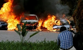 Hiện trường vụ tấn công. (Ảnh: BBC)