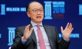 Ông Jim Yong Kim vừa bất ngờ từ chức Chủ tịch Ngân hàng Thế giới. (Ảnh: Mike Blake)