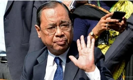 Chánh án Tòa án tối cao Ấn Độ Ranjan Gogoi. (Ảnh: Reuters)