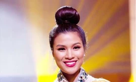 Bộ trang sức ngọc trai được giới thiệu để gây quỹ khuyến học.