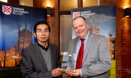 GS Dương Quang Trung được trường Đại học Queen’s, Anh vinh danh vì nghiên cứu đổi mới sáng tạo năm 2018.