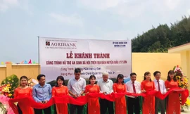 Lễ khánh thành trường mần mon Lý Sơn.