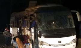 Hiện trường vụ đánh bom.