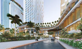 Phối cảnh dự án: Tổ hợp SunBay Park Hotel & Resort Phan Rang cung cấp 3.300 phòng khách sạn cho du khách.