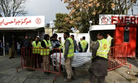 Ít nhất 20 người thương vong trong vụ nổ. Ảnh: AFP