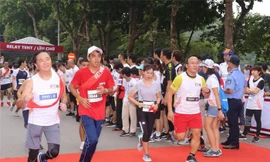 Các vận động viên tham gia Giải chạy.