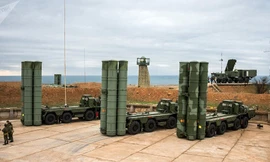 Hệ thống phòng thủ tên lửa S-400 của Nga. Ảnh: Sputnik