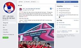 Nở rộ trang Fanpage giả mạo VFF.