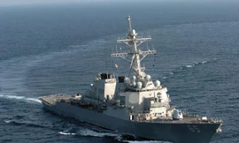 Tàu chiến Mỹ thường xuyên đi qua eo biển Đài Loan trong thời gian gần đây