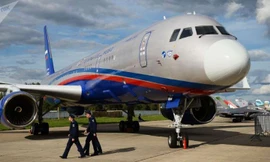 Máy bay trinh sát mới nhất của Nga Tu-214ON. Ảnh: Sputnik