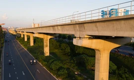 Tuyến Metro đầu tiên của TP HCM (Bến Thành - Suối Tiên) dự kiến hoàn thành vào cuối năm 2020. Ảnh: Hữu Khoa.