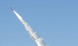 Tên lửa đất đối không tầm trung Cheongung. Ảnh: Yonhap