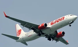 Một chiếc máy bay của hãng hàng không Lion Air của Indonesia