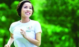 Mỹ Linh là nữ nghệ sỹ tích cực tham gia hoạt động cộng đồng và đồng hành nhiều năm với chương trình. (Ảnh: BTC)