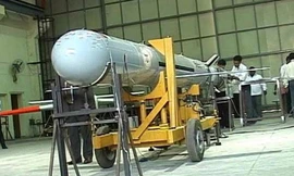  Tên lửa hành trình tầm trung Nirbhay. Ảnh: Sputnik