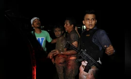 Một tù binh trốn thoát đã bị bắt lại. Ảnh: Reuter