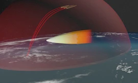 Tên lửa siêu thanh Avangard. Ảnh: Bộ quốc phòng Nga