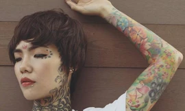 Tiết lộ bất ngờ của người phụ nữ đam mê xăm trổ nghệ thuật