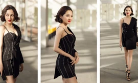 Bảo Anh-'Tình tin đồn' của Bùi Tiến Dũng khoe vòng 1 và chân nuột nà