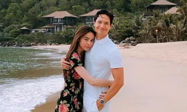 Lâu lắm rồi Hà Hồ chưa công khai ôm chặt, âu yếm ai như Kim Lý 