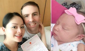 Lan Phương khoe ảnh 'công chúa' lai Tây mới sinh 