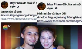 Dư luận dậy sóng khiến vợ Phạm Anh Khoa phải rút lời tự hào về chồng